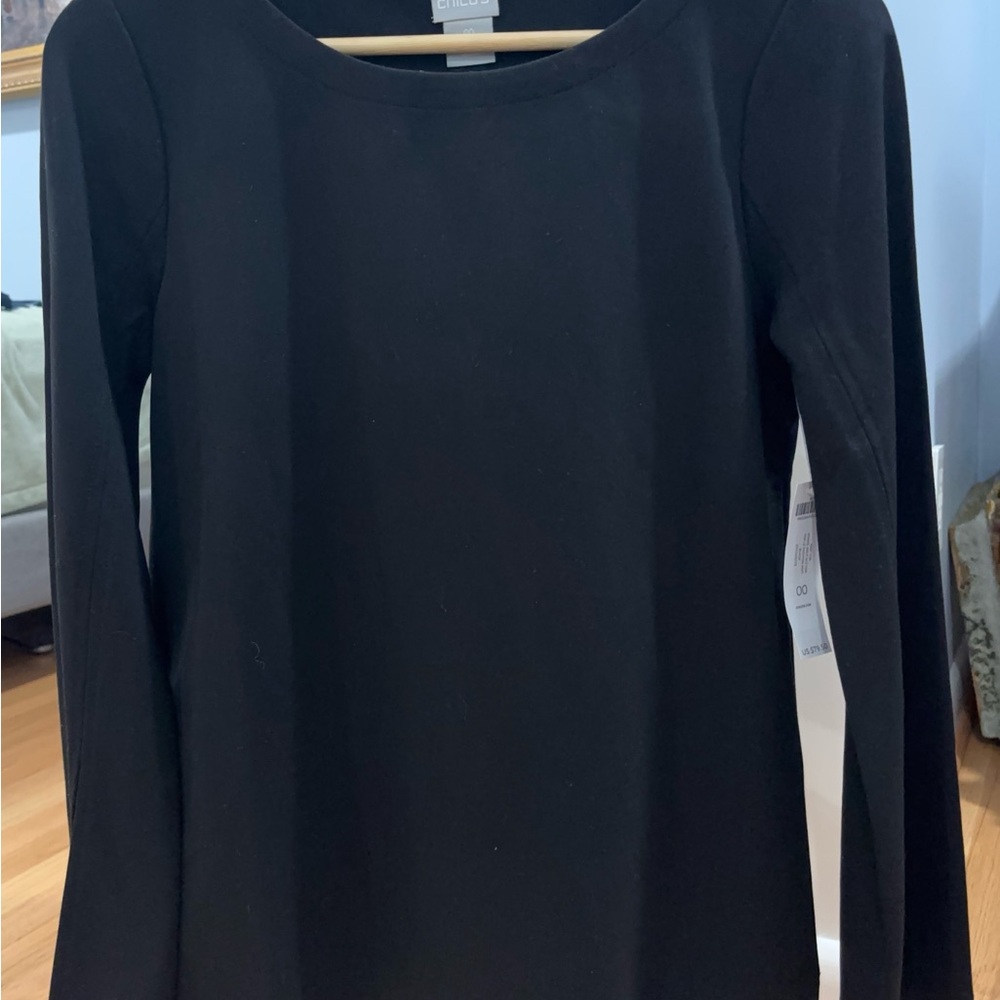 Chico's - Ponte Split Sleeve Top NWT